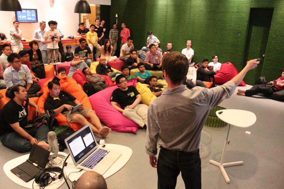 You might share your passion through public speaking.